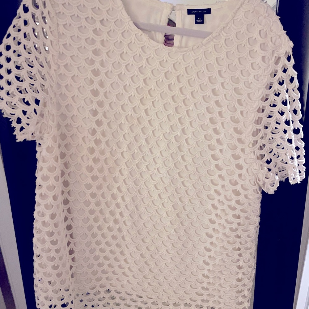 Ann Taylor eyelet blouse